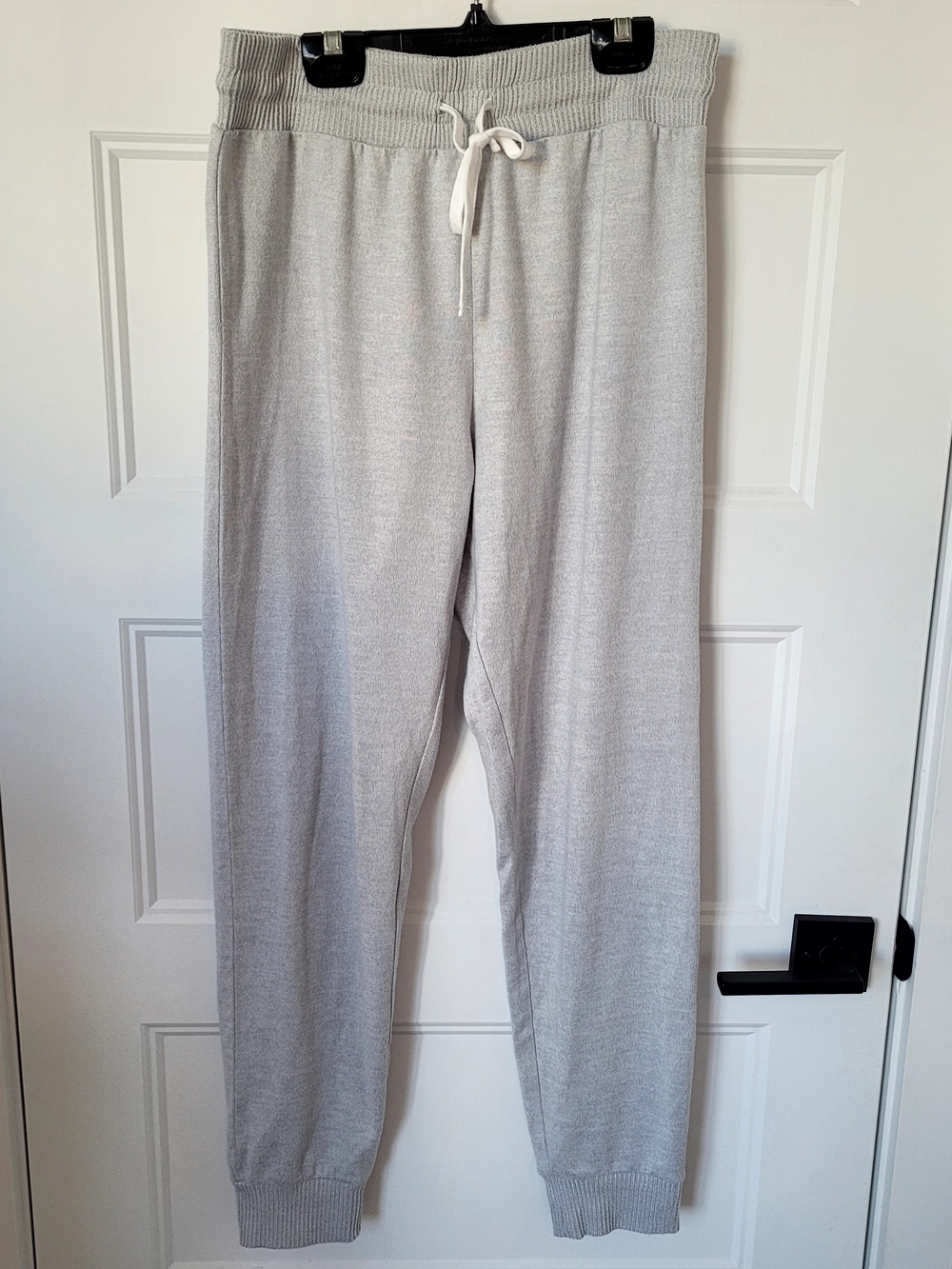 NUE by Garage Super Soft Knit Joggers - Light Gray - Size P/S
